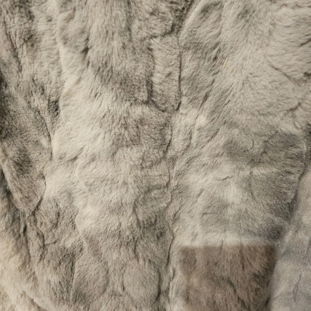 NWT‎ Marc New York Faux Fur Gray Vest Size Medium